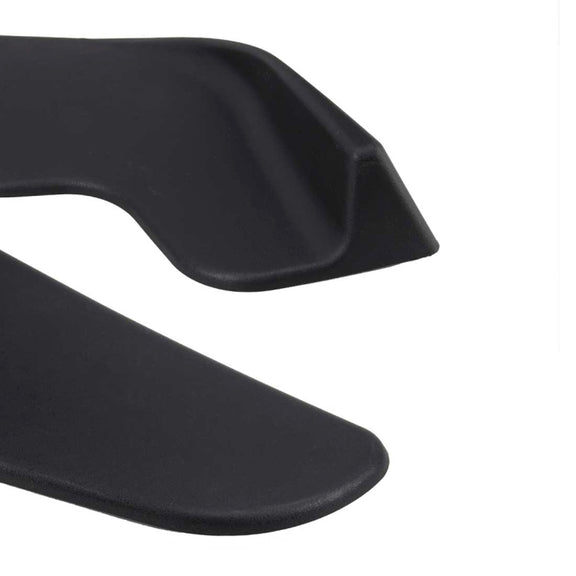 2 PCS Universal Fit Car Front Bumper Spoiler Lip Splitter Diffuser SUV ABS Front Shovel, Length: 68cm