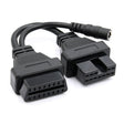 12 Pin to 16 Pin OBDII Diagnostic Cable for Mitsubishi - Cables & Connectors by PMC TechLife | Online Shopping South Africa | PMC TechLife | Buy Now Pay Later Mobicred
