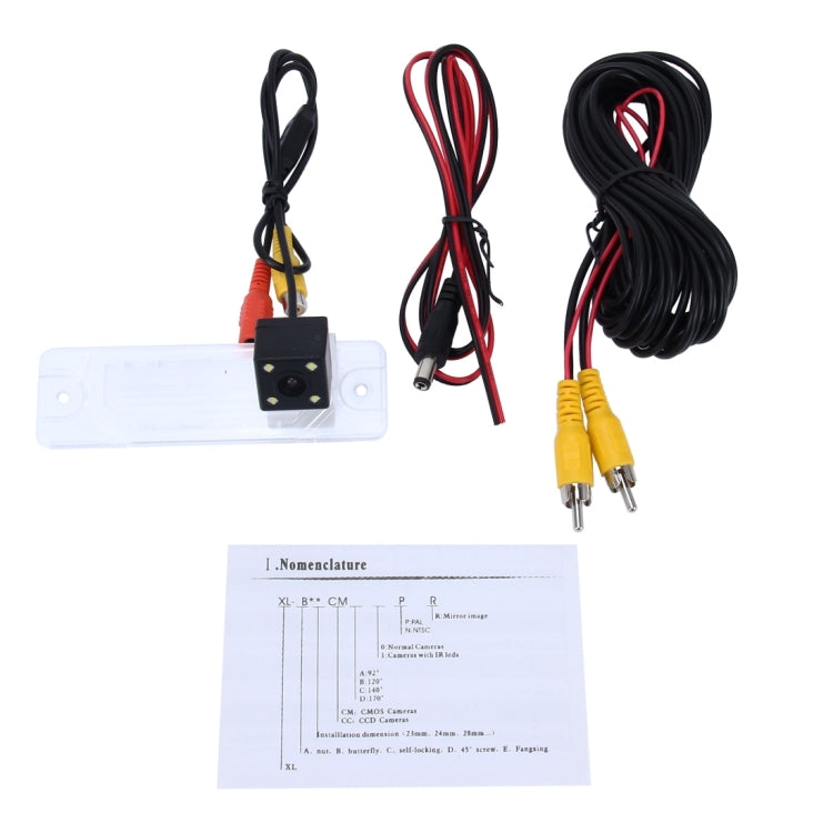 656x492 Effective Pixel  NTSC 60HZ CMOS II Water-resistant Car Rear View Backup Camera With 4 LED Lamps for Renault Koleos 2008-2015 Version