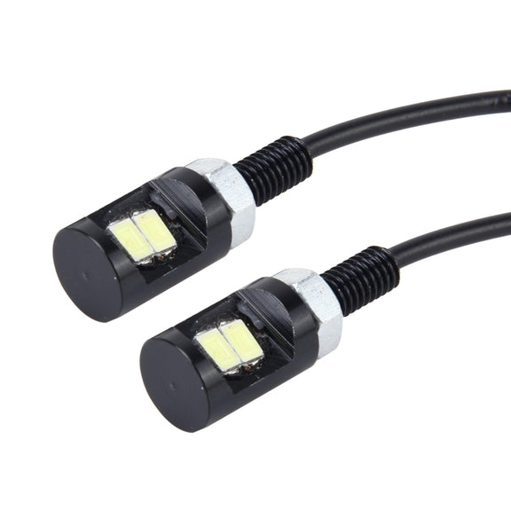 2 PCS 2W 100 LM 6500K Car License Plate Light with 2 SMD-5630 Lamps, DC 12V(White Light)