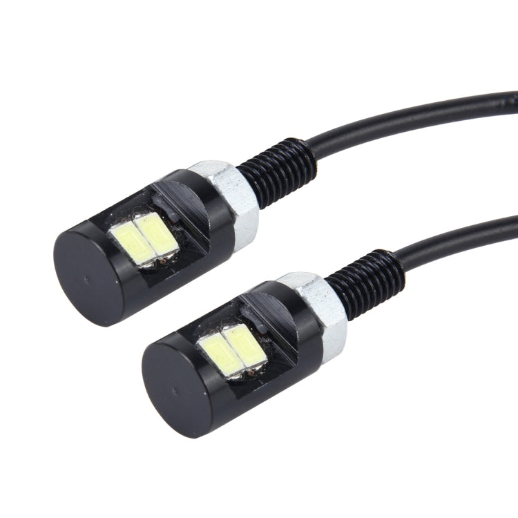 2 PCS 2W 100 LM 6500K Car License Plate Light with 2 SMD-5630 Lamps, DC 12V(White Light)