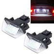 2 PCS License Plate Light with 24 SMD-3528 Lamps for Peugeot Citroen(White Light) - License Plate Lights by PMC TechLife | Online Shopping South Africa | PMC TechLife | Buy Now Pay Later Mobicred