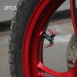 2 PCS Universal Spider Shape Car Motor Bicycle Tire Valve Caps (Red) - Tire Valve Caps by PMC TechLife | Online Shopping South Africa | PMC TechLife | Buy Now Pay Later Mobicred