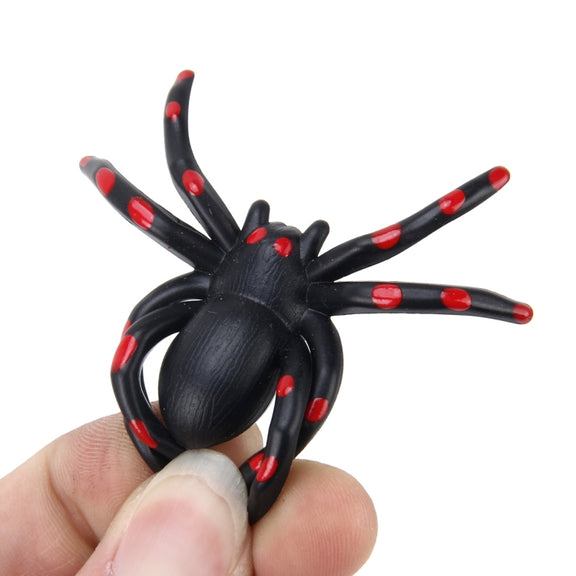 2 PCS Universal Spider Shape Car Motor Bicycle Tire Valve Caps (Red)