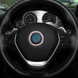 Car Aluminum Steering Wheel Decoration Ring with Diamonds For BMW(Silver) - free shipping - PMC Jewellery - Order now!