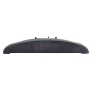 2 in 1 Car LED Digital Display Thermometer Clock(Red)