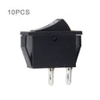 10 PCS Car Auto Universal DIY 2 Pin Boat Cap OFF- ON Push Button - Car Switches by PMC TechLife | Online Shopping South Africa | PMC TechLife | Buy Now Pay Later Mobicred
