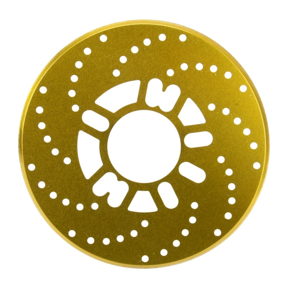 2 PCS Universal Aluminium Auto Car Wheel Disc Brake Racing Decorative Cover(Gold)