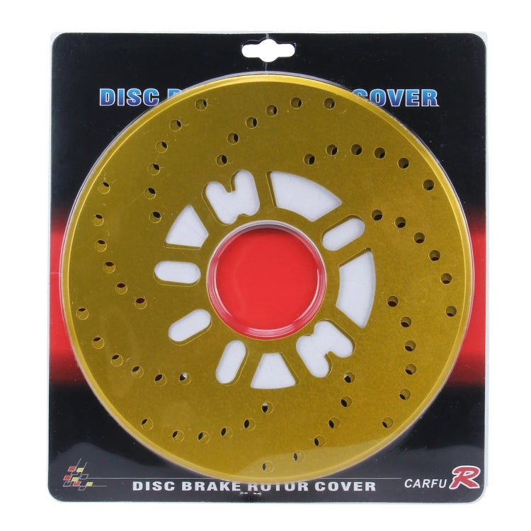 2 PCS Universal Aluminium Auto Car Wheel Disc Brake Racing Decorative Cover(Gold)