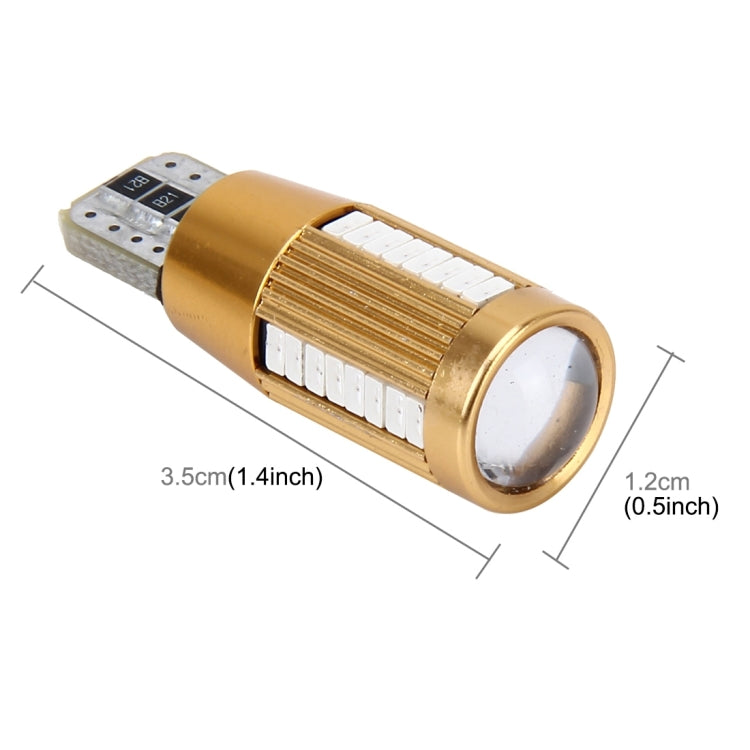 2 PCS T10 2W Constant Current Car Clearance Light with 38 SMD-3014 Lamps, DC 12-16V(Red Light)