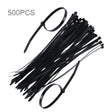 500 PCS 5mm*250mm Nylon Cable Ties(Black) - Booster Cable & Clip by PMC TechLife | Online Shopping South Africa | PMC TechLife | Buy Now Pay Later Mobicred