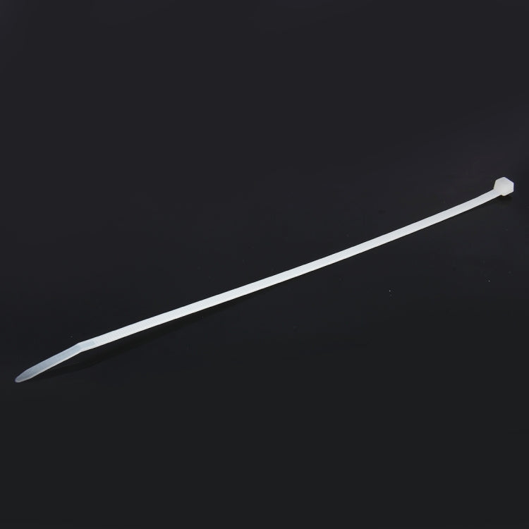 500 PCS 5mm*250mm Nylon Cable Ties(White)