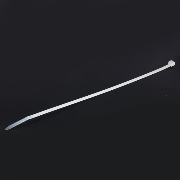 500 PCS 5mm*250mm Nylon Cable Ties(White)
