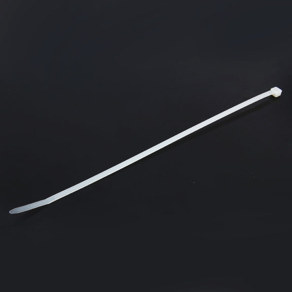 500 PCS 5mm*250mm Nylon Cable Ties(White)