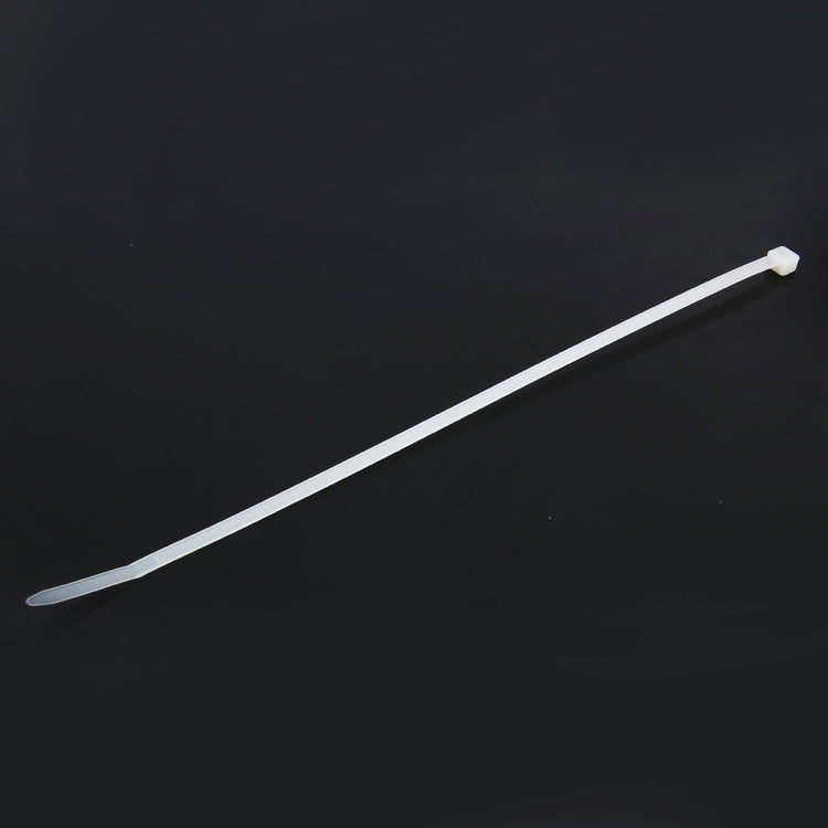 500 PCS 5mm*250mm Nylon Cable Ties(White)