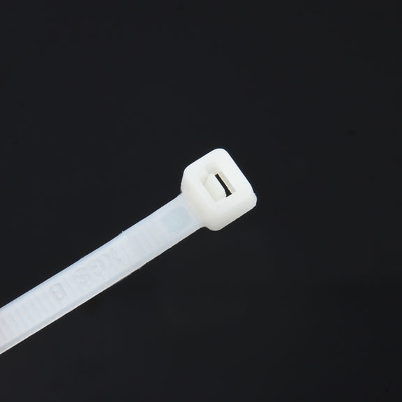 500 PCS 5mm*250mm Nylon Cable Ties(White)