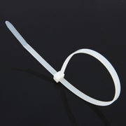 500 PCS 5mm*250mm Nylon Cable Ties(White)