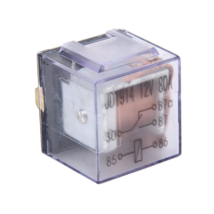 10 PCS JD-1914 80 AMP 12V Water-resistant Car Auto Five Plugs Relay