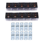 10 PCS JD-1914 80 AMP 12V Water-resistant Car Auto Five Plugs Relay