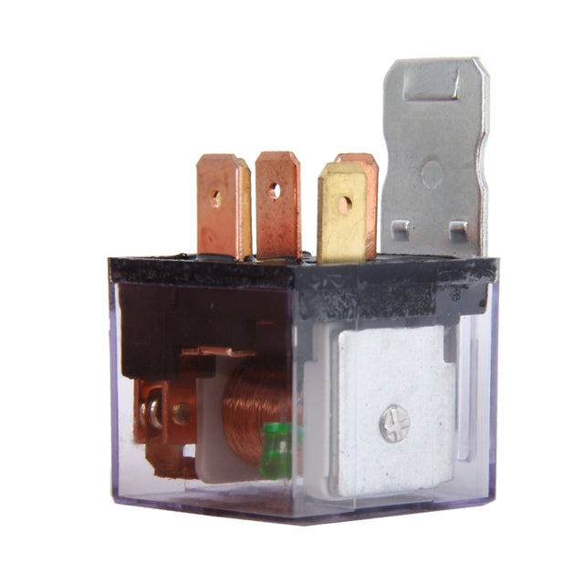 10 PCS JD-1914 80 AMP 12V Water-resistant Car Auto Five Plugs Relay with Warning Light