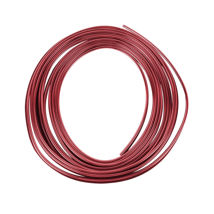 5m Flexible Trim For DIY Automobile Car Interior Exterior Moulding Trim Decorative Line Strip with Film Scraper(Red)