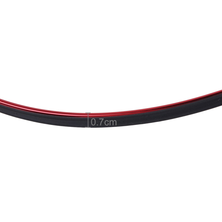 5m Flexible Trim For DIY Automobile Car Interior Exterior Moulding Trim Decorative Line Strip with Film Scraper(Red)