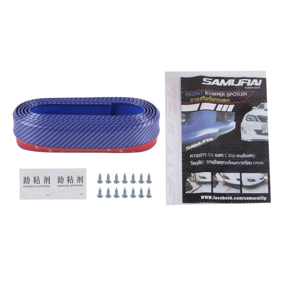 Universal 1.5m Car Front Bumper Lip Splitter Spoiler Skirt Adhesive Protector