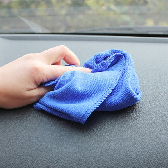 100 PCS 30cm �� 30cm Quick Dry Towels Cleaning Cloth Car Detailing Care Towels