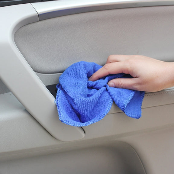 100 PCS 30cm �� 30cm Quick Dry Towels Cleaning Cloth Car Detailing Care Towels