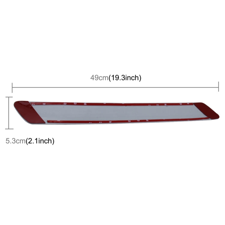 4 PCS Universal Car Auto Plastic Wrap Rubber Front Rear Body Bumper Guard Protector Strip Sticker(Grey)