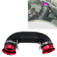Car Auto Universal Tube Air Filter Adjustable Cold Air Injection Intake System Pipe Without Air Filter(Red) - free shipping - PMC TechLife - Order now!