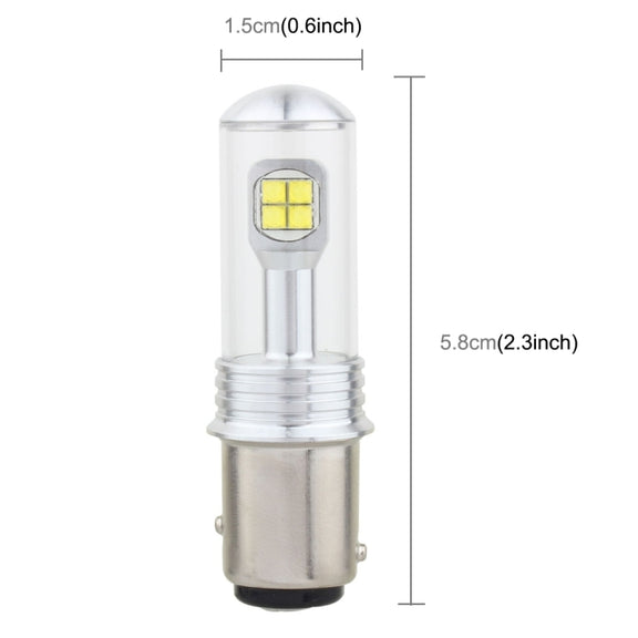 2 PCS  1157/BAY15D 40W 800 LM 6000K Car Turn Light Backup Light Brake Light with 8 Lamps, DC 12V(White Light)