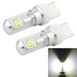 2 PCS 7440 40W 800 LM 6000K Car Turn Light Backup Light Brake Light with 8 Lamps, DC 12V(White Light) - Arrow Turn Lights by PMC TechLife | Online Shopping South Africa | PMC TechLife | Buy Now Pay Later Mobicred