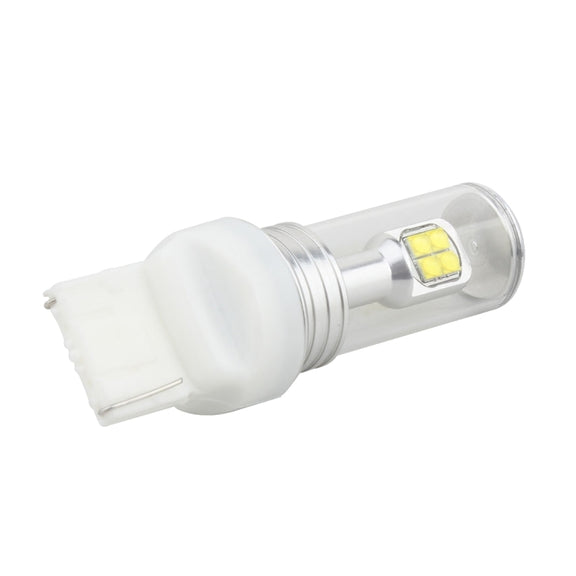 2 PCS 7440 40W 800 LM 6000K Car Turn Light Backup Light Brake Light with 8 Lamps, DC 12V(White Light)