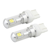 2 PCS  7443 40W 800 LM 6000K Car Brake Light with 8 Lamps, DC 12V(White Light)