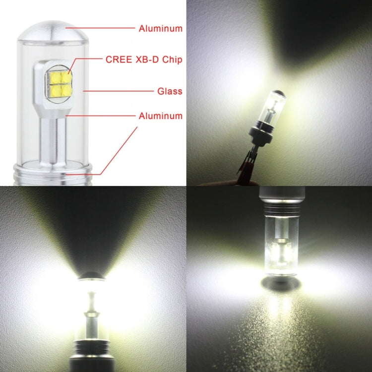 2 PCS  9005 40W 800 LM 6000K 8 LEDs Car Fog Lights, DC 12V(White Light)