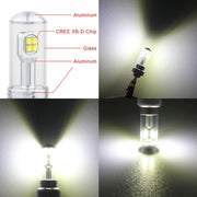 2 PCS  9005 40W 800 LM 6000K 8 LEDs Car Fog Lights, DC 12V(White Light)