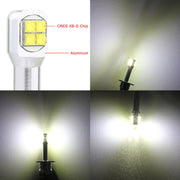 2 PCS  H1 40W 800 LM 6000K 8 LEDs Car Fog Lights, DC 12V(White Light)