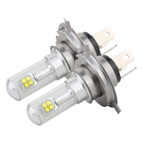 2 PCS  H4 40W 800 LM 6000K 8 LEDs Car Fog Lights, DC 12V(White Light)