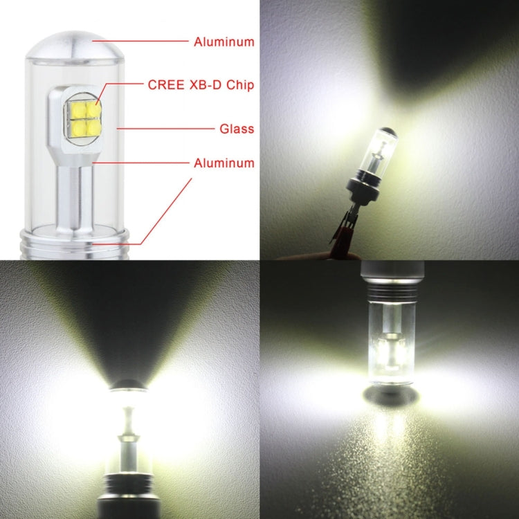 2 PCS  H7 40W 800 LM 6000K 8 LEDs Car Fog Lights, DC 12V(White Light)