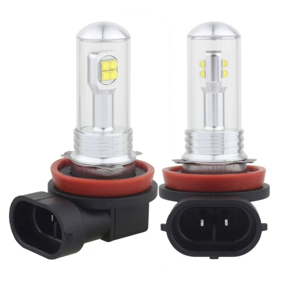 2 PCS  H8/H11 40W 800 LM 6000K 8 LEDs Car Fog Lights, DC 12V(White Light)