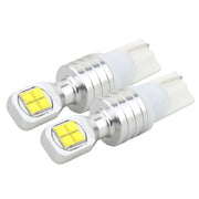 2 PCS  T10 40W 800 LM 6000K Car Clearance Light Reading Light License Light with 8 Lamp, DC 12V(White Light)