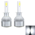 2 PCS  H1 18W 1800 LM 6000K IP68 Canbus Constant Current Car LED Headlight with 2 COB Lamps, DC 9-36V(White Light) - LED Headlamps by PMC TechLife | Online Shopping South Africa | PMC TechLife | Buy Now Pay Later Mobicred