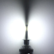2 PCS  H1 18W 1800 LM 6000K IP68 Canbus Constant Current Car LED Headlight with 2 COB Lamps, DC 9-36V(White Light)