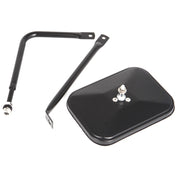 2 PCS Car Door Off Side View Mirror Rectangular Reversing Mirrors for Jeep Wrangler JL 2018