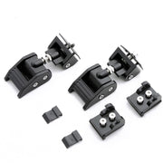2 PCS Car Latch Locking Catch Buckle Engine Cover for Jeep Wrangler JK 2007-2017(Black)