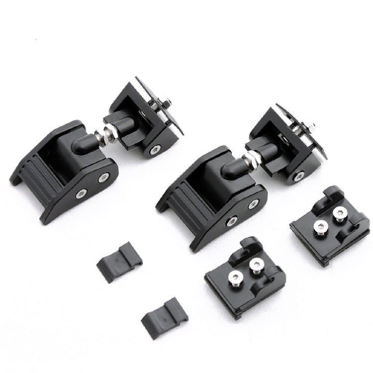 2 PCS Car Latch Locking Catch Buckle Engine Cover for Jeep Wrangler JK 2007-2017(Black)