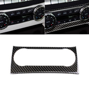 Car Carbon Fiber Air Conditioning Knob Control Panel Decorative Sticker for Mercedes-Benz W204 C Class 2011-2013