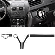 3 PCS Car Carbon Fiber Headlights Frame Decorative Sticker for Mercedes-Benz W204 C Class 2007-2010, Left Drive - Car Interior Mouldings by PMC TechLife | Online Shopping South Africa | PMC TechLife | Buy Now Pay Later Mobicred