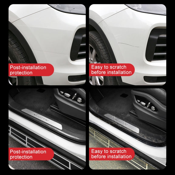 Universal Car Door Invisible Anti-collision Strip Protection Guards Trims Stickers Tape, Size: 10cm x 10m